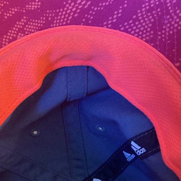 Adidas Climalite Hat Cap Women’s One Size Adjustable Strap Gray and Pink 90266 - Picture 11 of 12